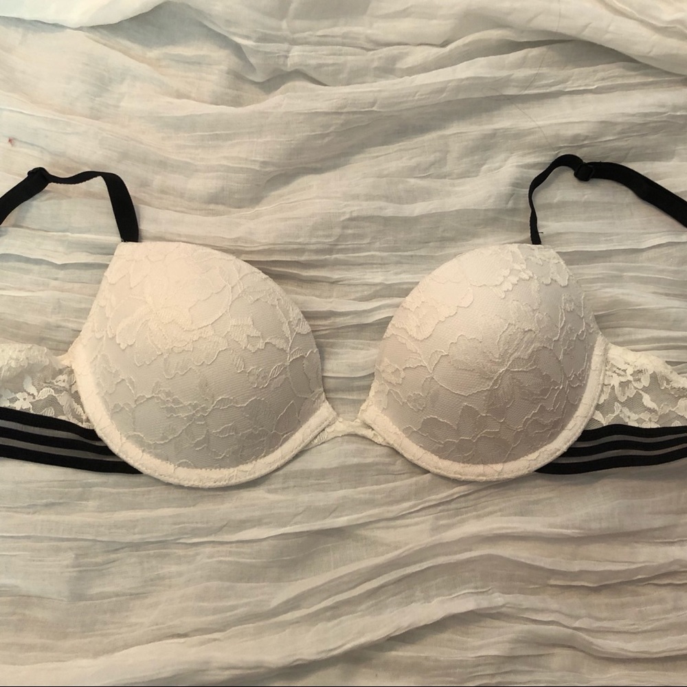La Senza White Lace Bra